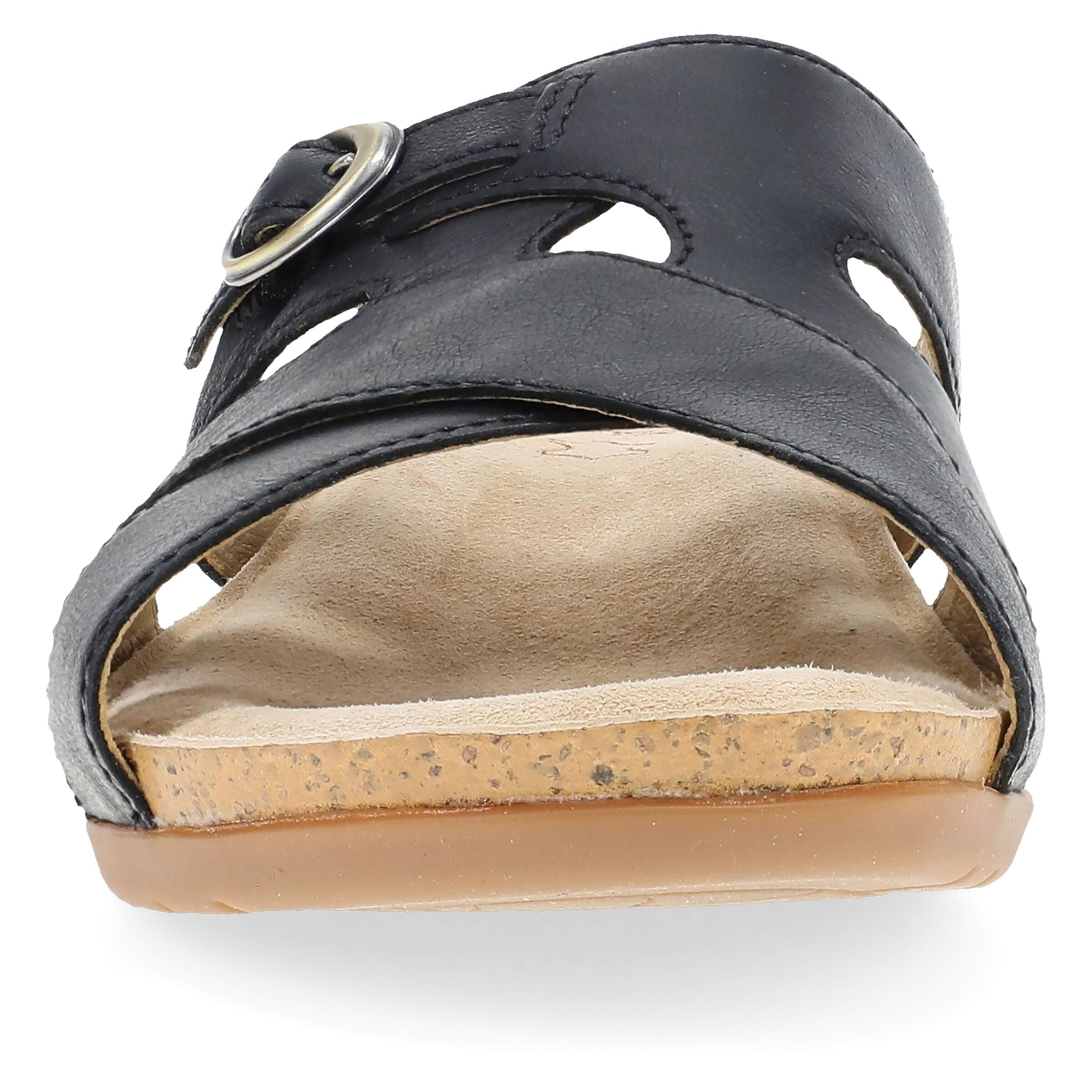 Regan Leather Sandal, BLACK, alternate image number 2