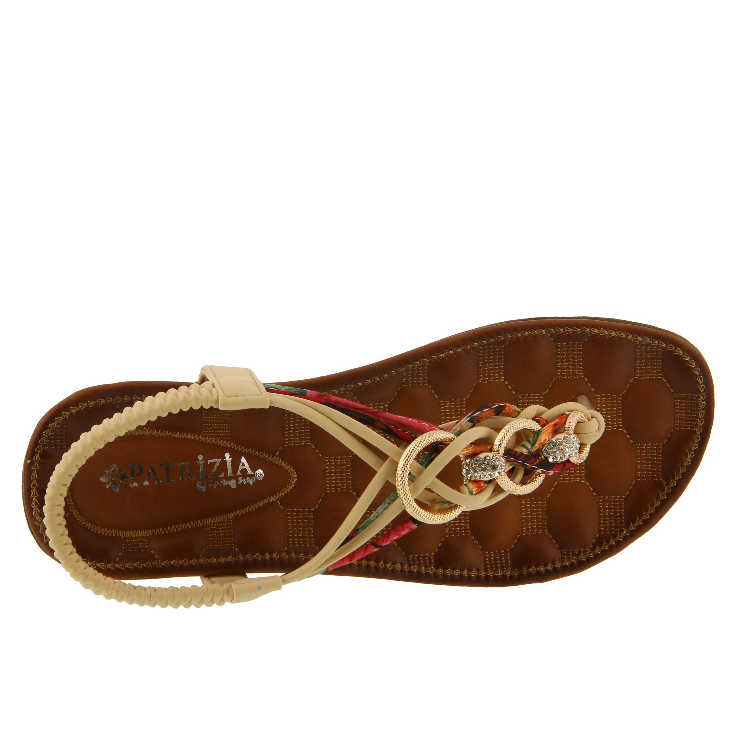 Gadelina T-Strap Thong Sandal, BEIGE, alternate image number 3