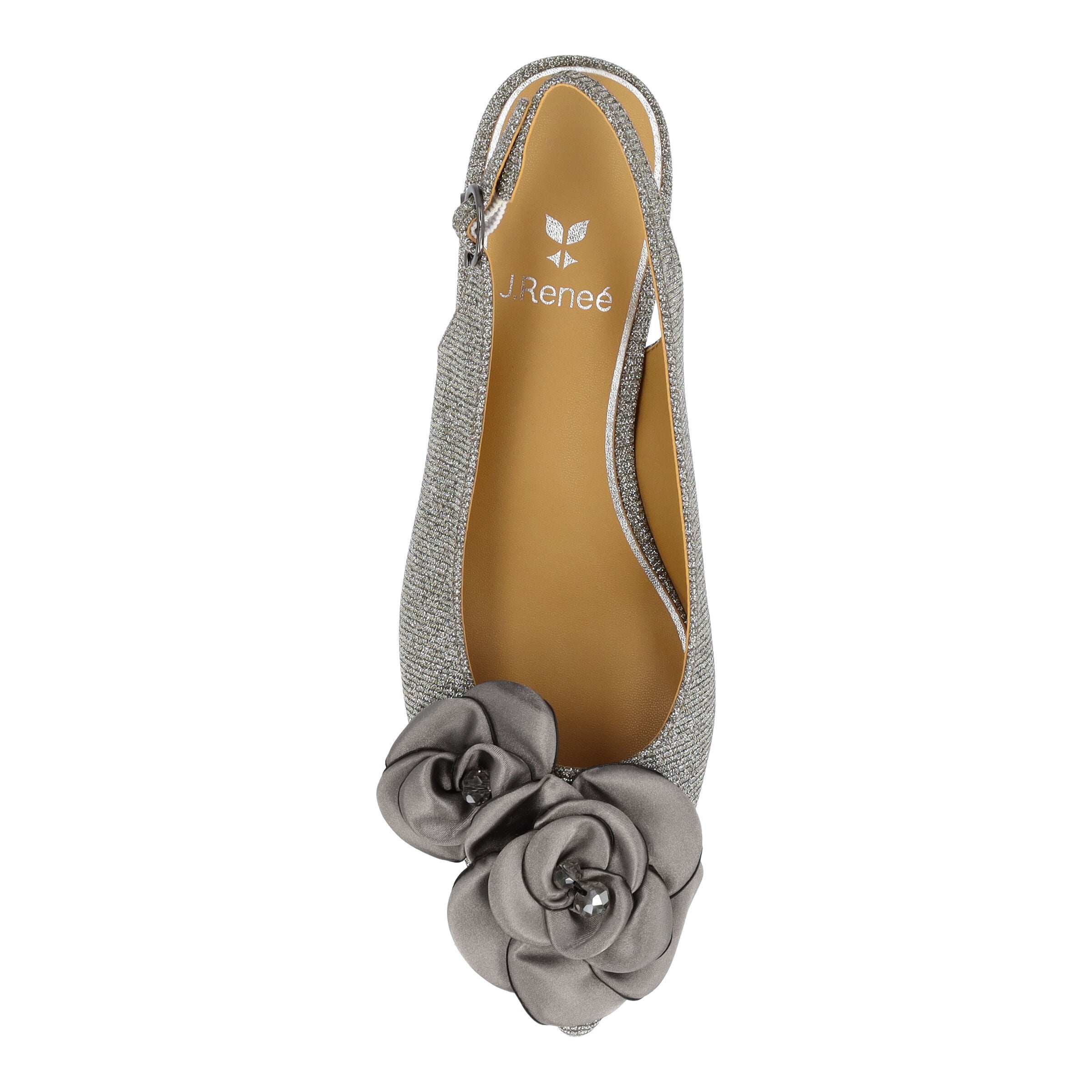 Jozey Slingback Pump, PEWTER, alternate image number 1