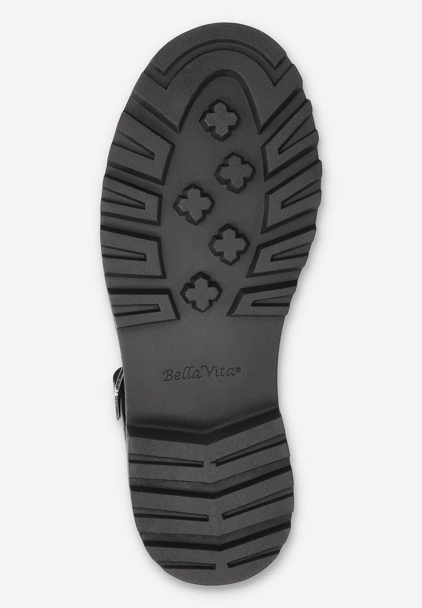 Loni Lug Sole Fisherman Sandal, BLACK LEATHER, alternate image number 5