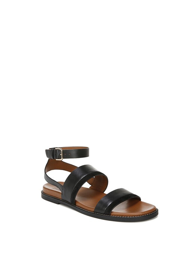 Kelsie Sandal , BLACK LEATHER, hi-res image number null