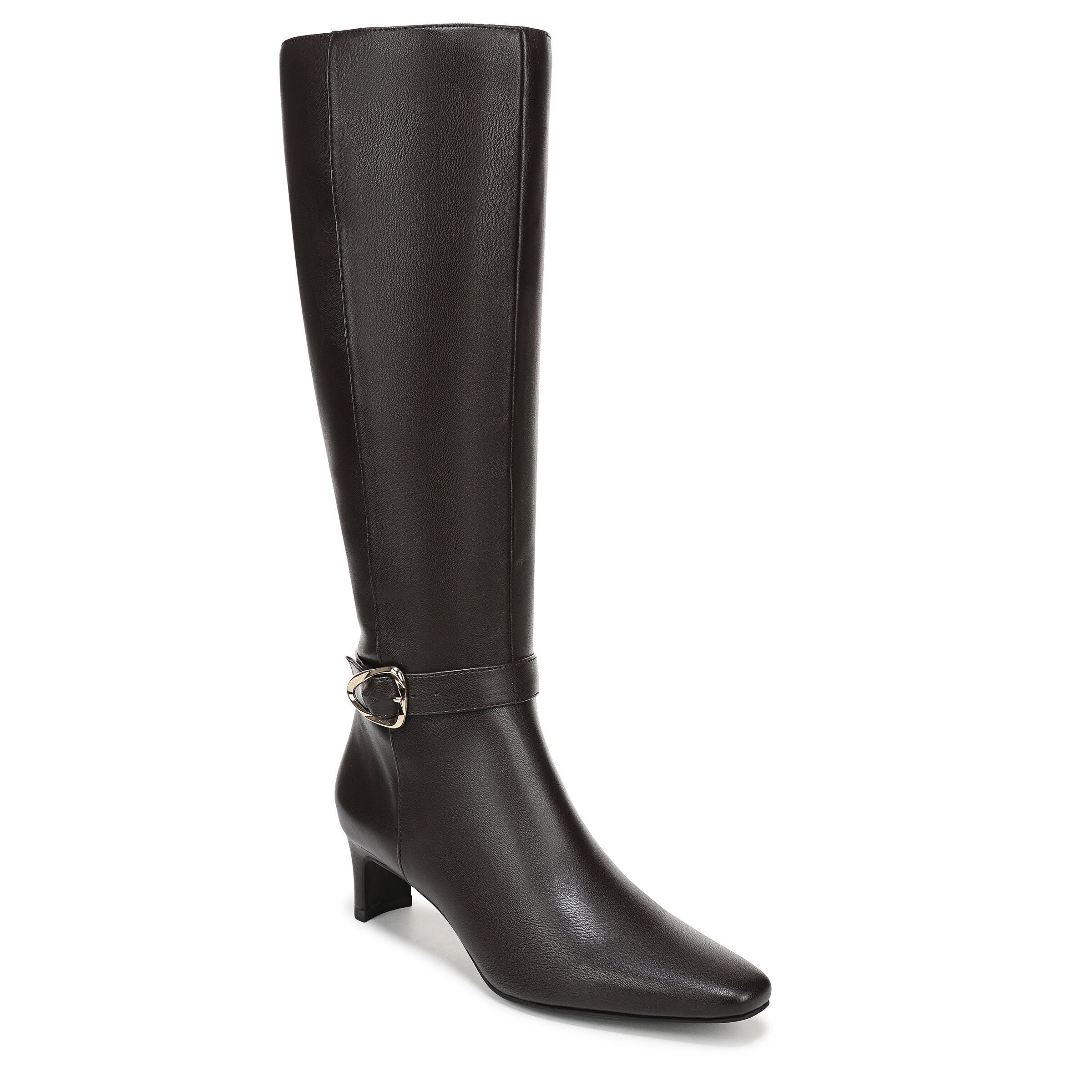 Faris Knee High Boot, DARK CHOCOLATE, hi-res image number 0