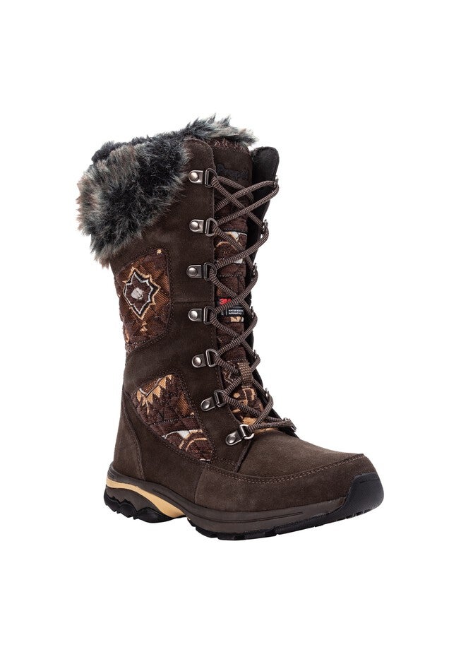 Peri Cold Weather Boot , BROWN QUILT, hi-res image number 0