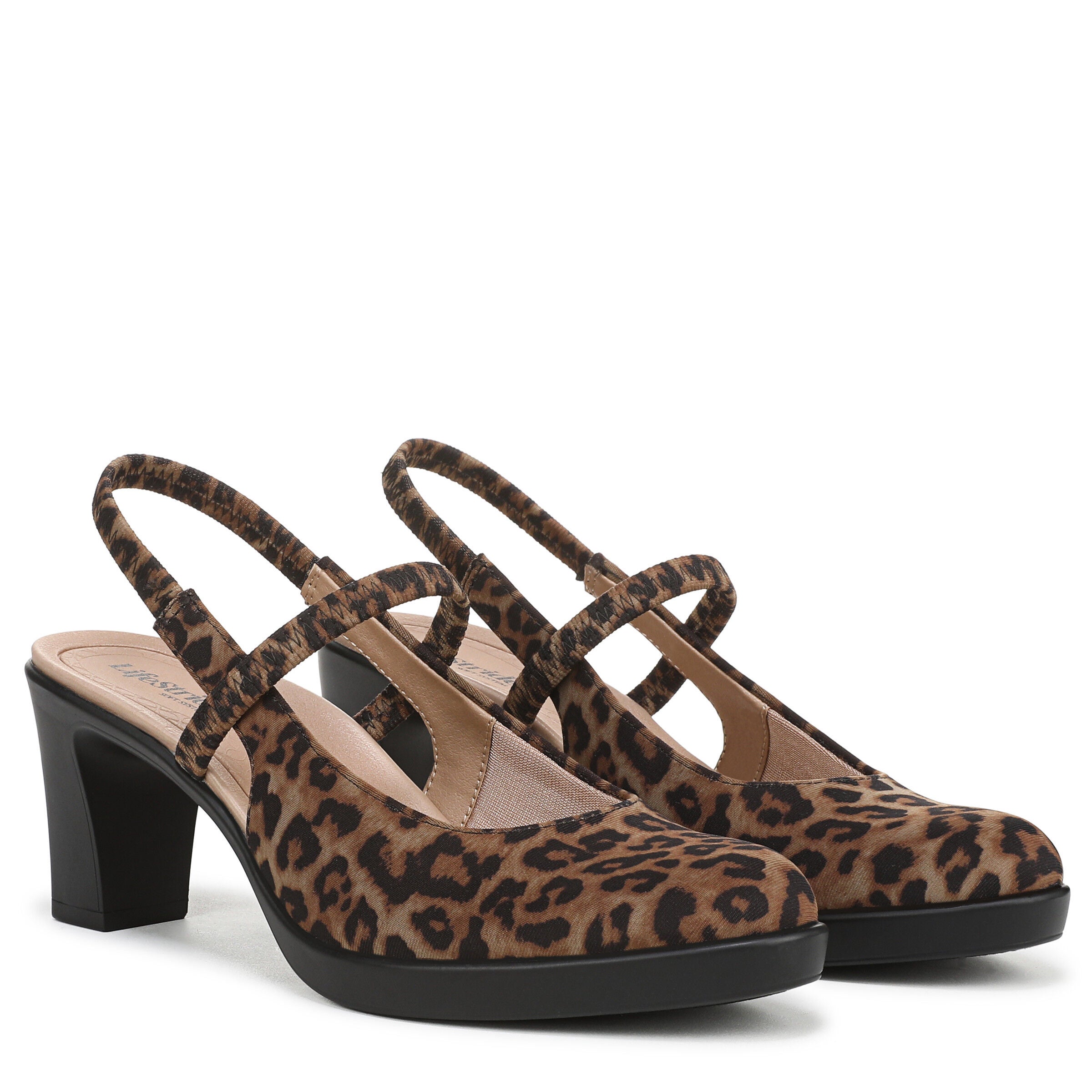 Evoke Slingback, BROWN MULTI FABRIC, alternate image number 2