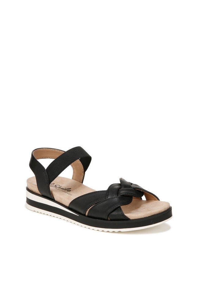 Zuri Sandal, BLACK FABRIC, hi-res image number null