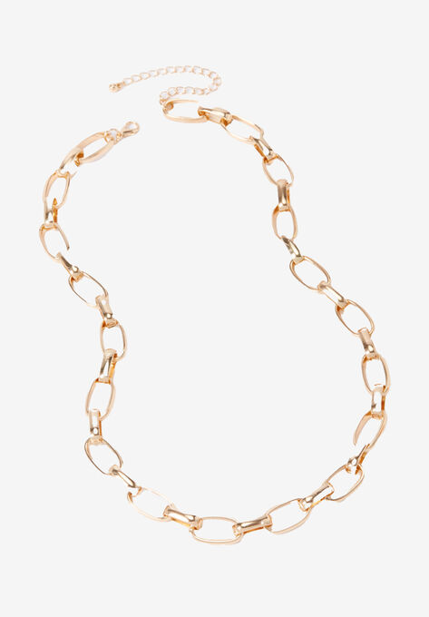 Chain Link Necklace, , alternate image number null