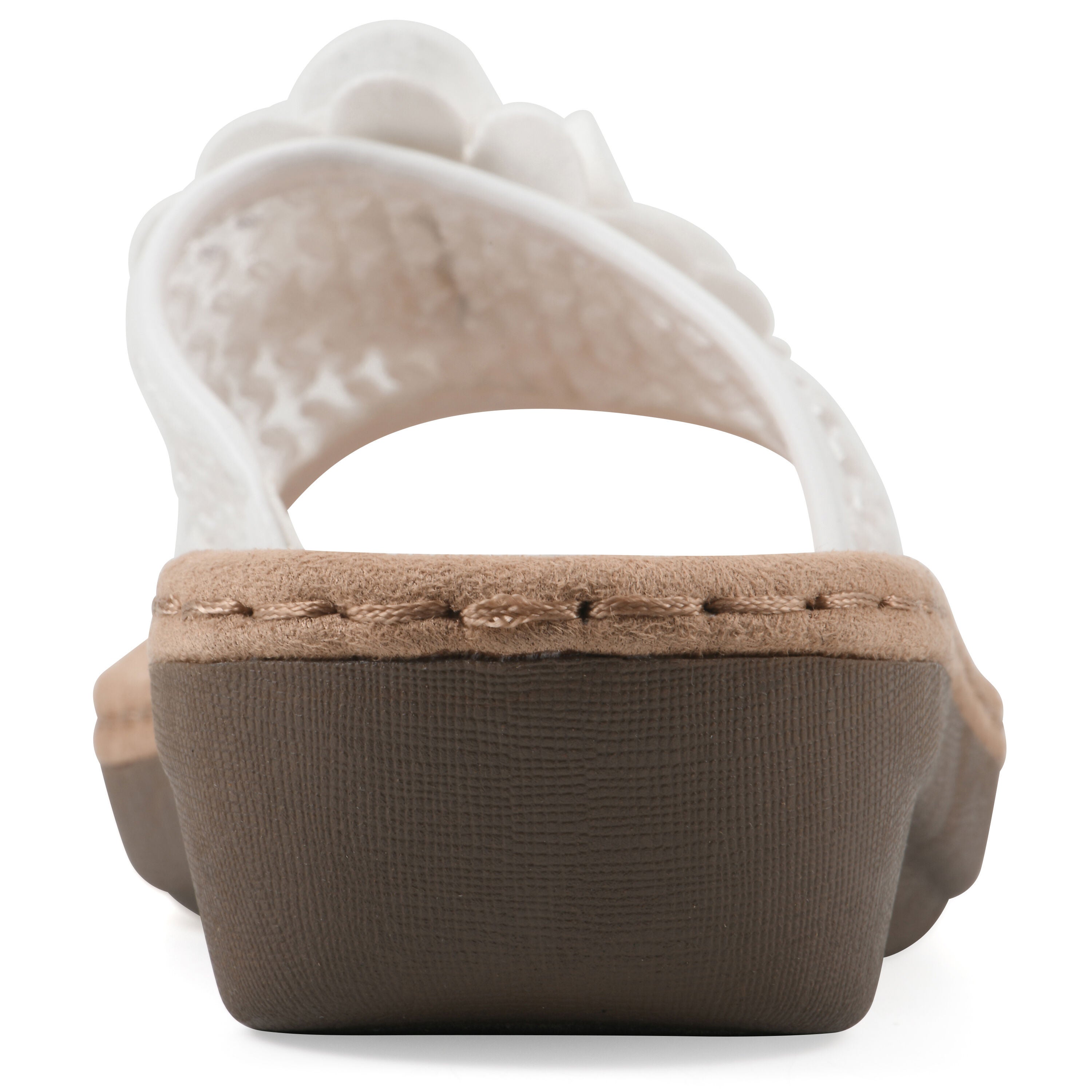 Chill 2 Wedge Slide Sandal, WHITE FABRIC, on-hover image number 1