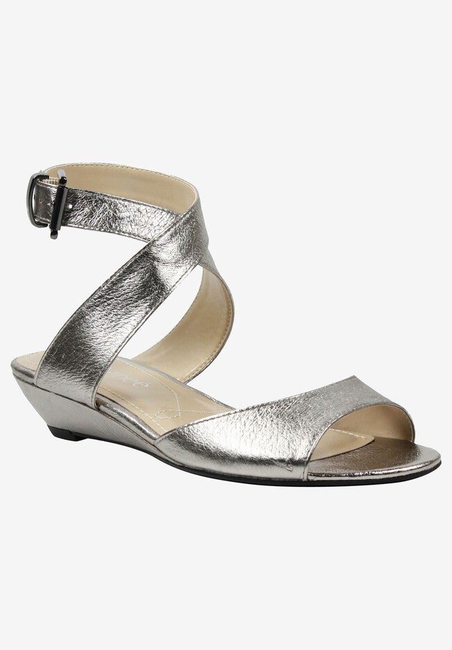 Belden Sandals by J. Renee®, TAUPE METALLIC, hi-res image number 0