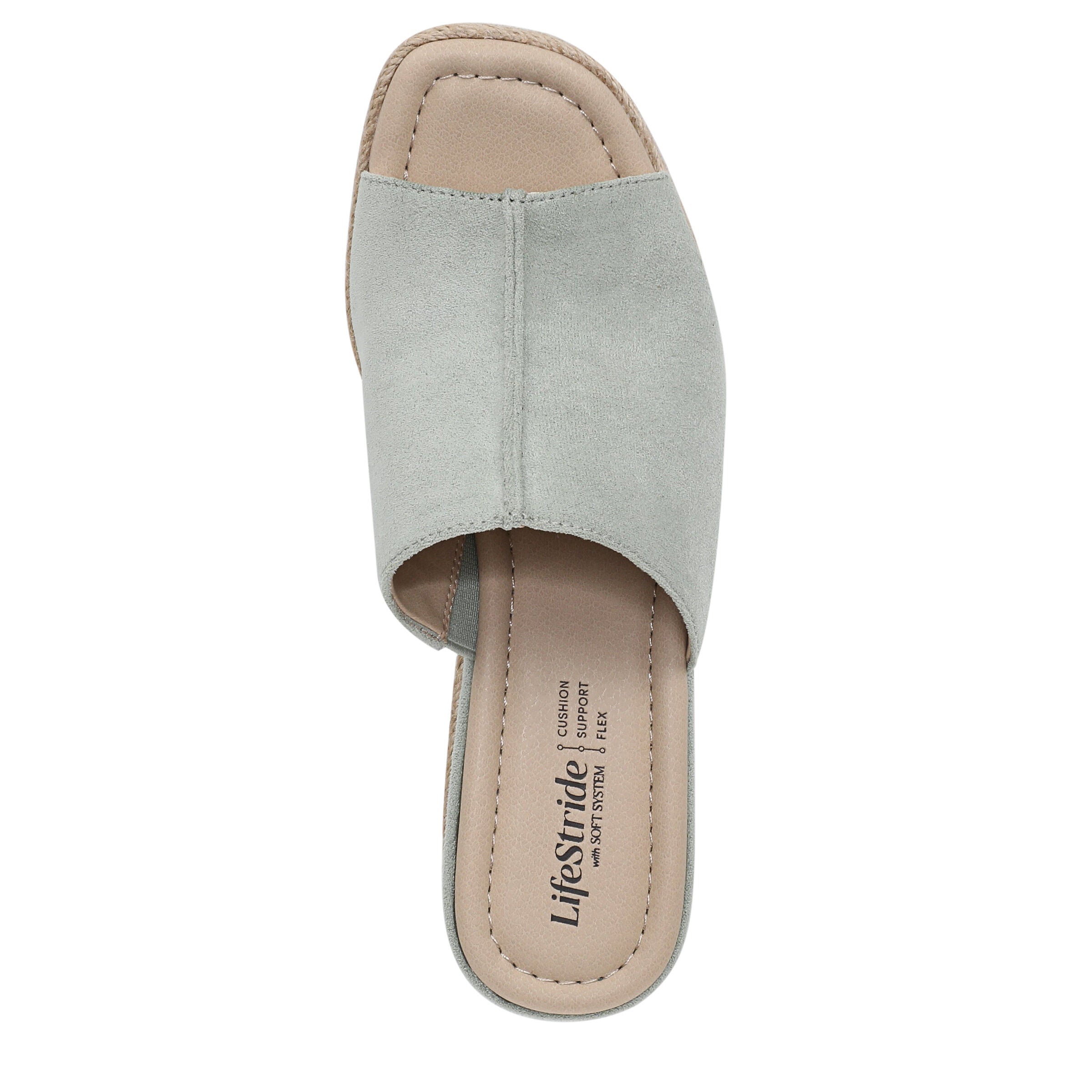 Haute Platform Espadrille Sandal, JADE GREEN, alternate image number 6