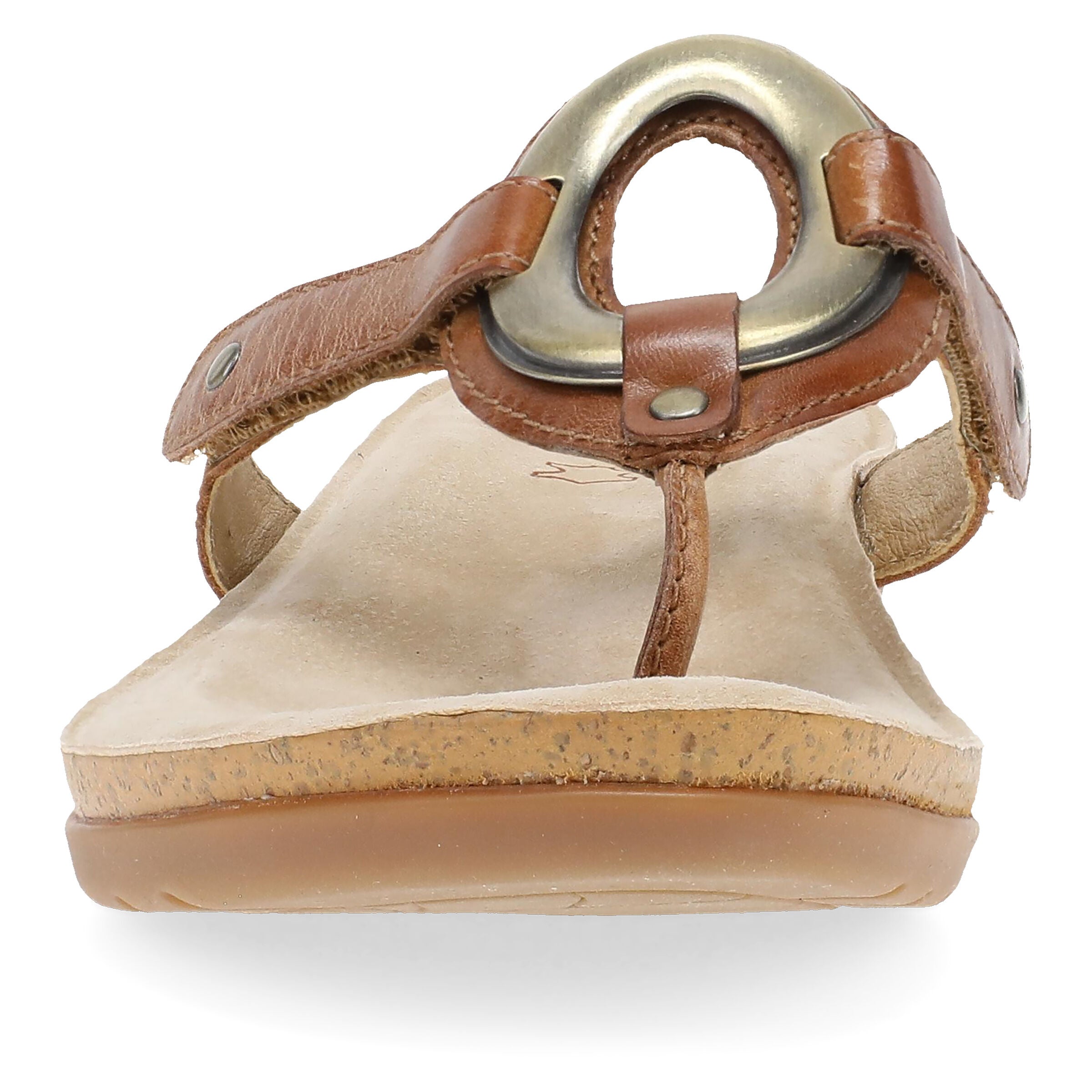 Rosalia Leather Sandal, TOFFEE, alternate image number 2