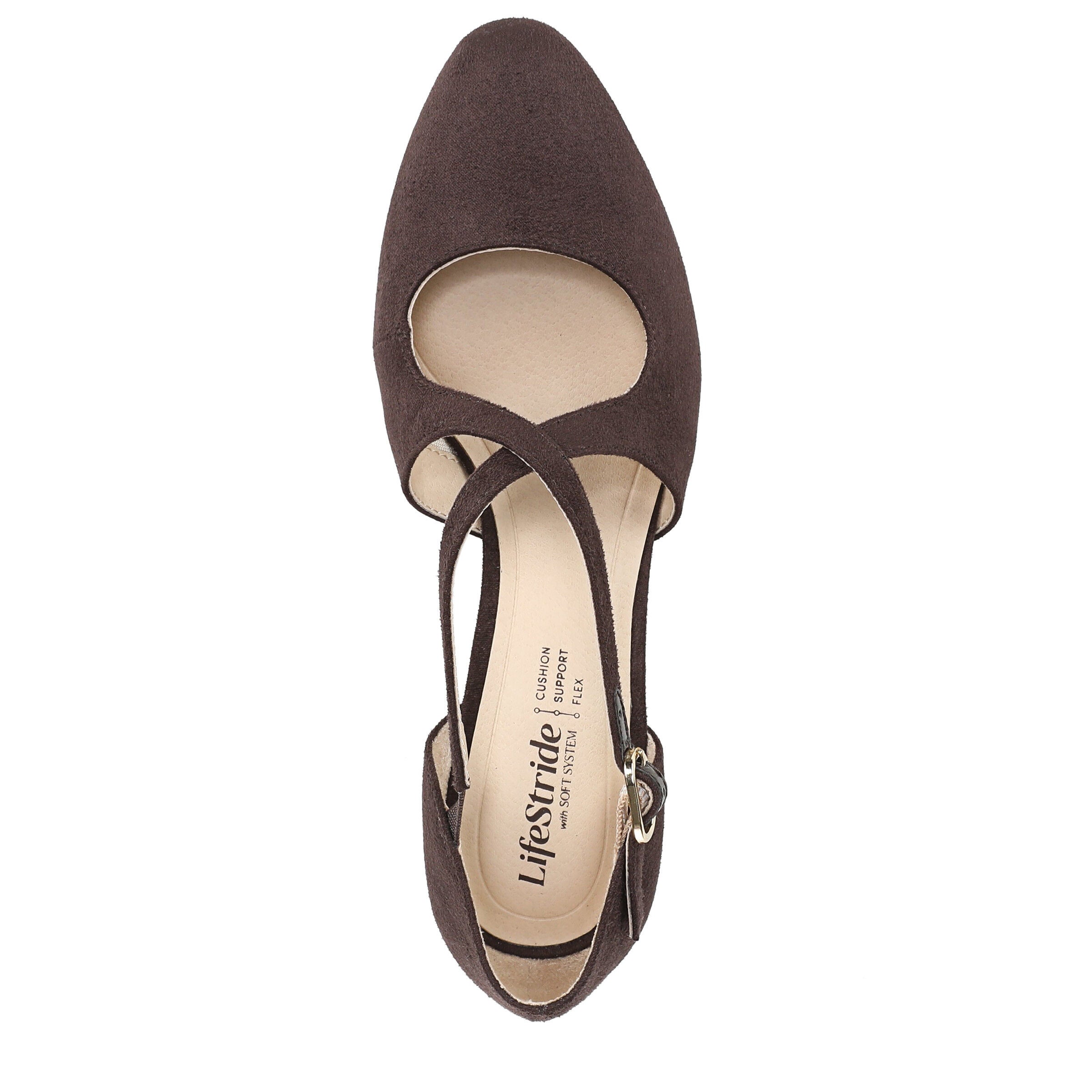 Tracy Strappy Pump, DARK CHOCOLATE, alternate image number 12