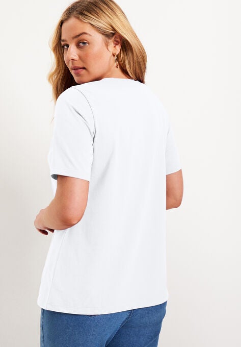 Short-Sleeve Crewneck One + Only Tee, , alternate image number null