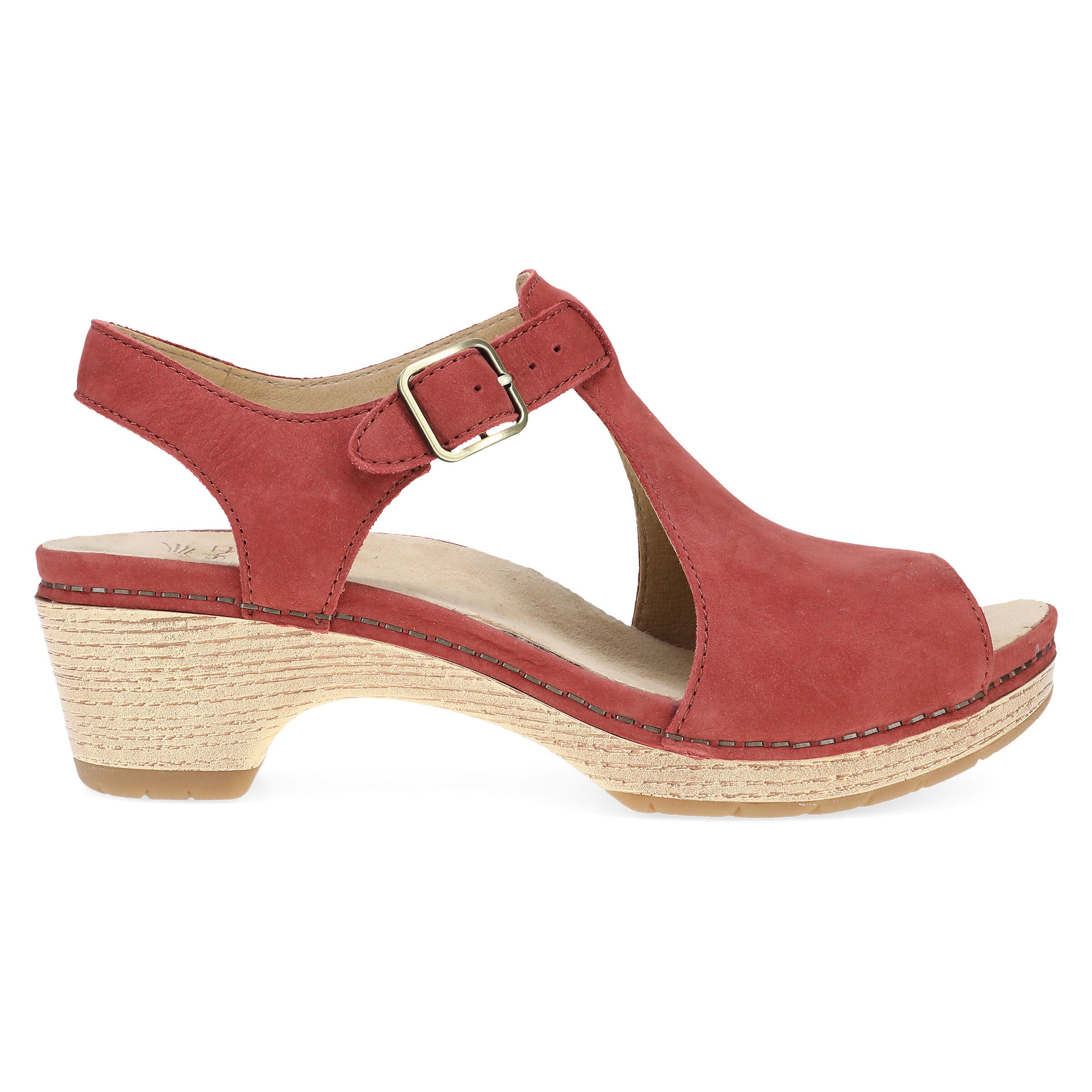 Laverne Paprika Nubuck Sandal, PAPRIKA, alternate image number 4