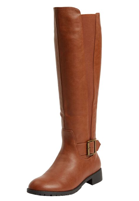 The Milan Regular Calf Boot, COGNAC, hi-res image number null