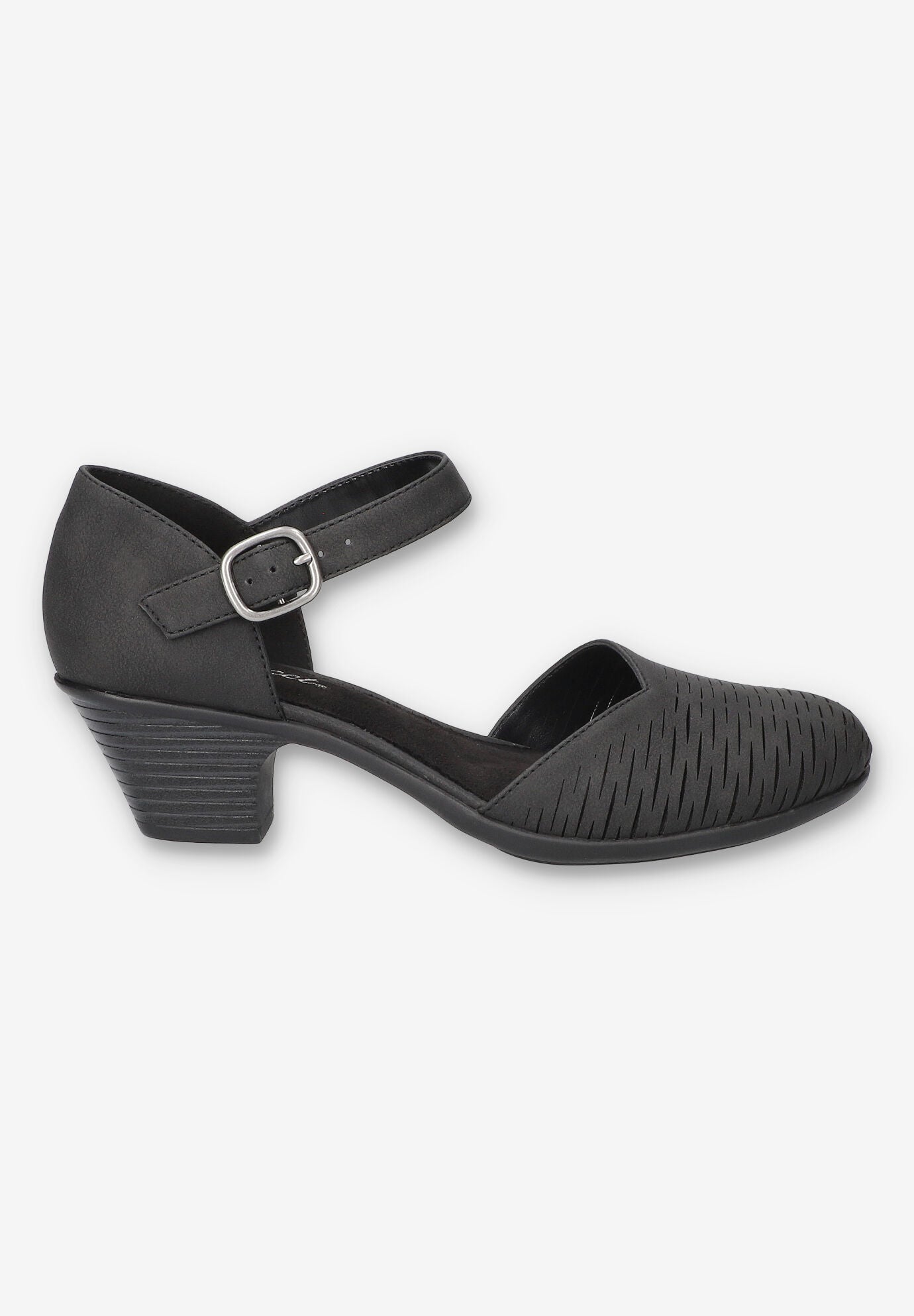 Justina Block Heel Sandal, BLACK, alternate image number 2