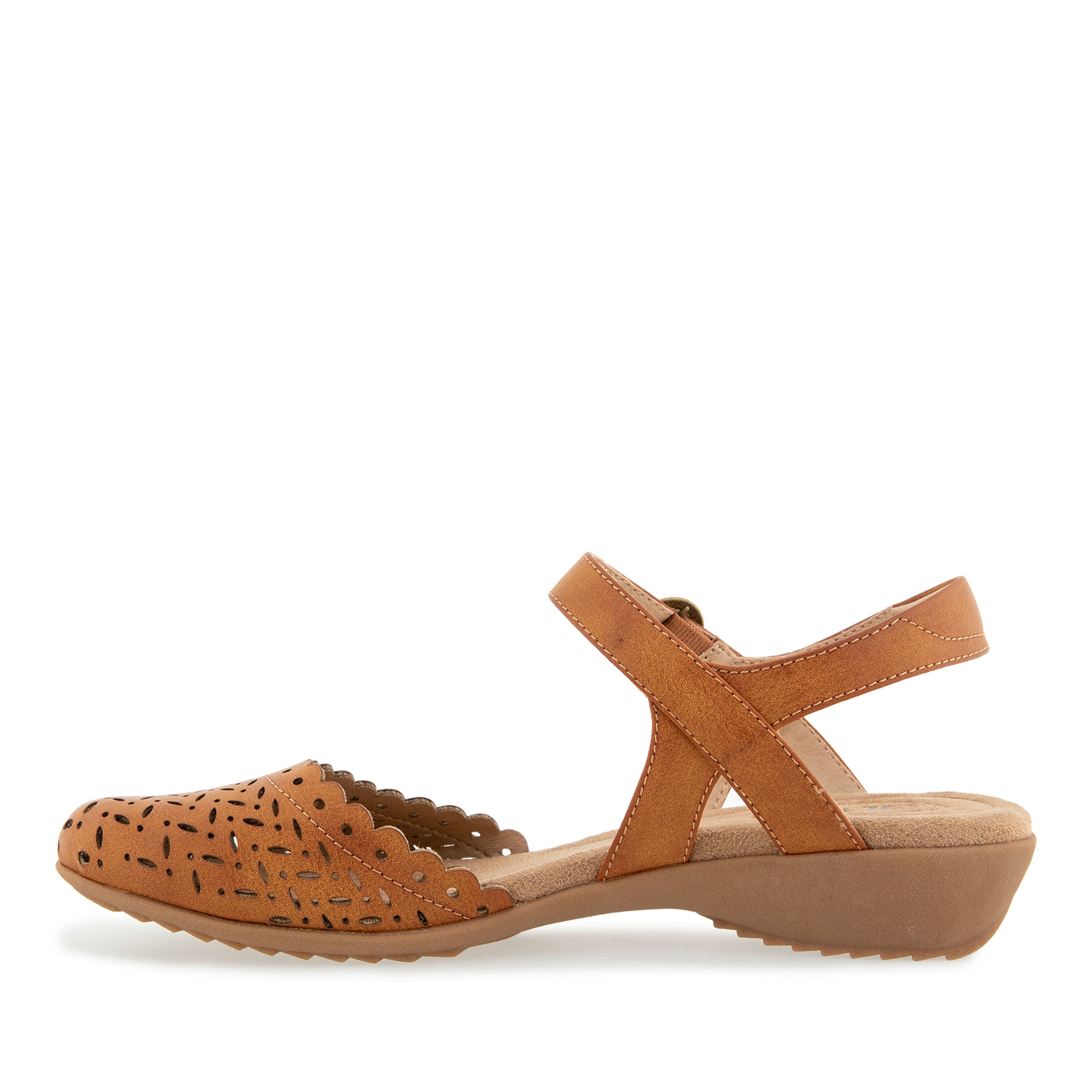 Vinya Hook & Loop Casual Shoe, TAN, alternate image number 3