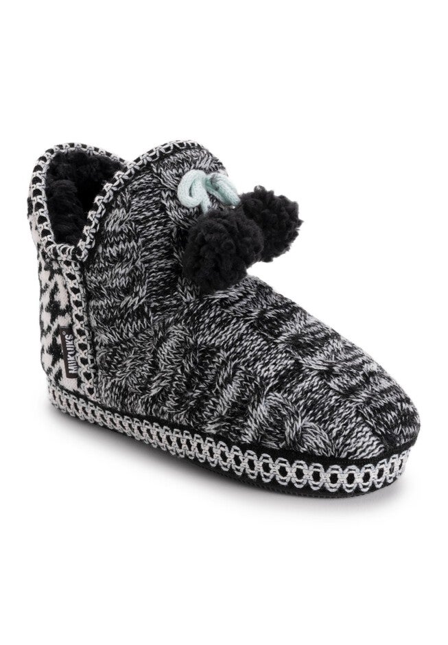 Amira Slipper by Muk Luks®, BLACK MINT, hi-res image number 0