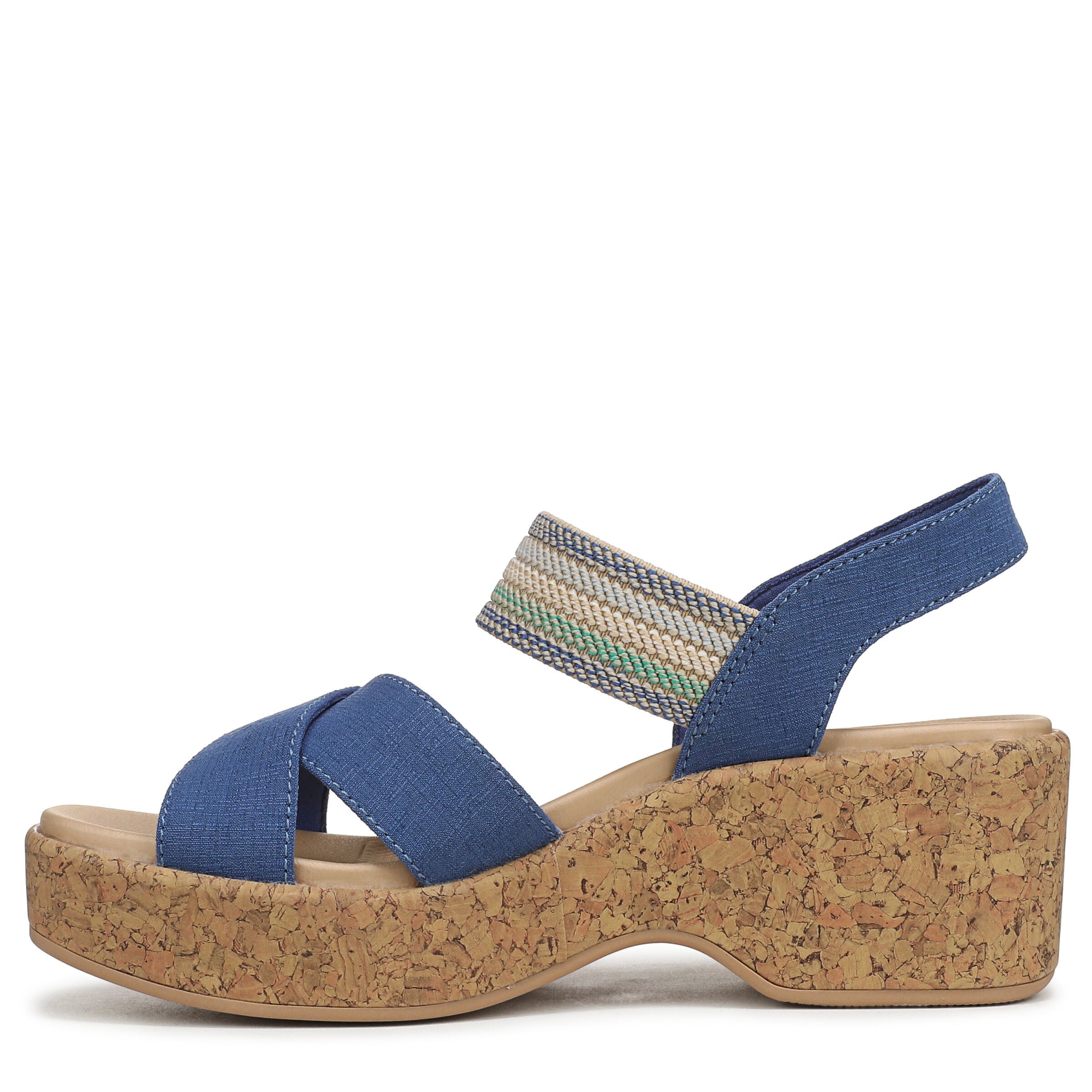 Verity Platform Sandal, DEJA VU BLUE, alternate image number 5