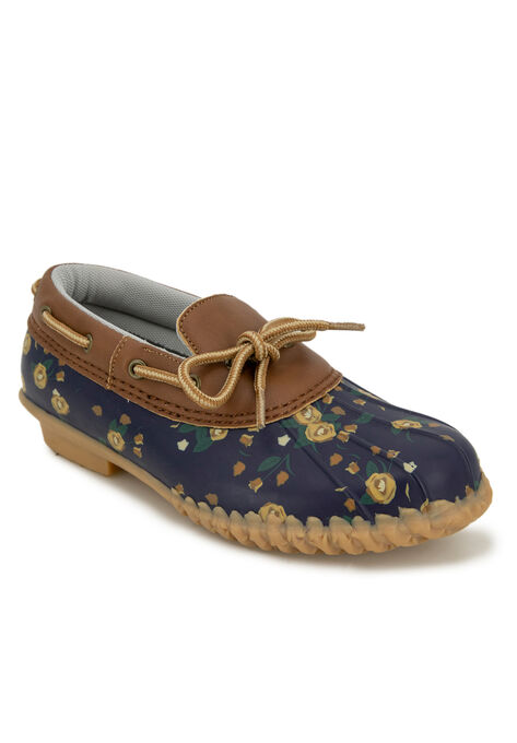 Gwen-Garden Ready Slip-On, WHISKEY NAVY FLORAL, hi-res image number null