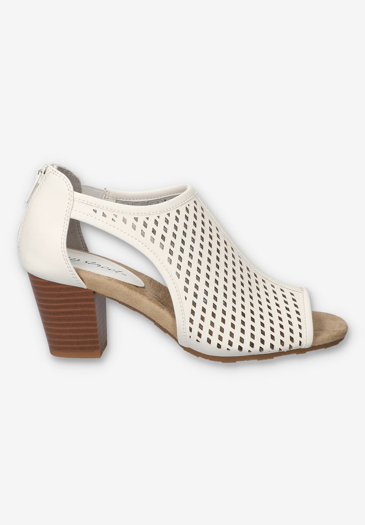 Amiri Heeled Sandal, WHITE, alternate image number 2