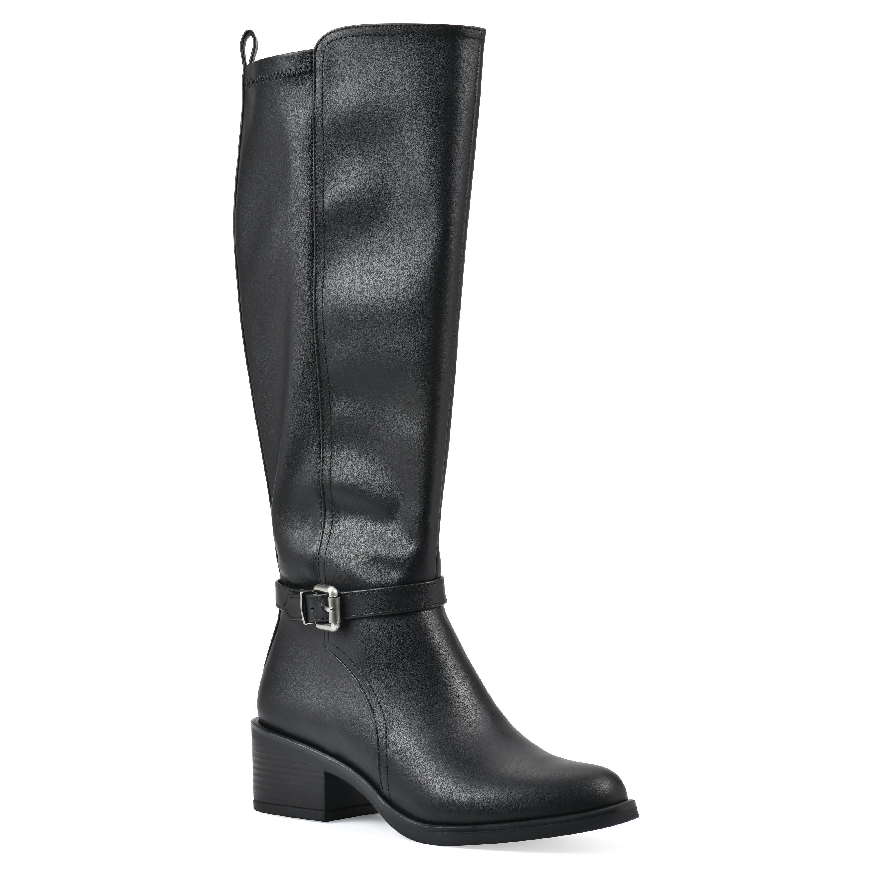 Custard Tall Shaft Riding Boot, BLACK SMOOTH, hi-res image number 0