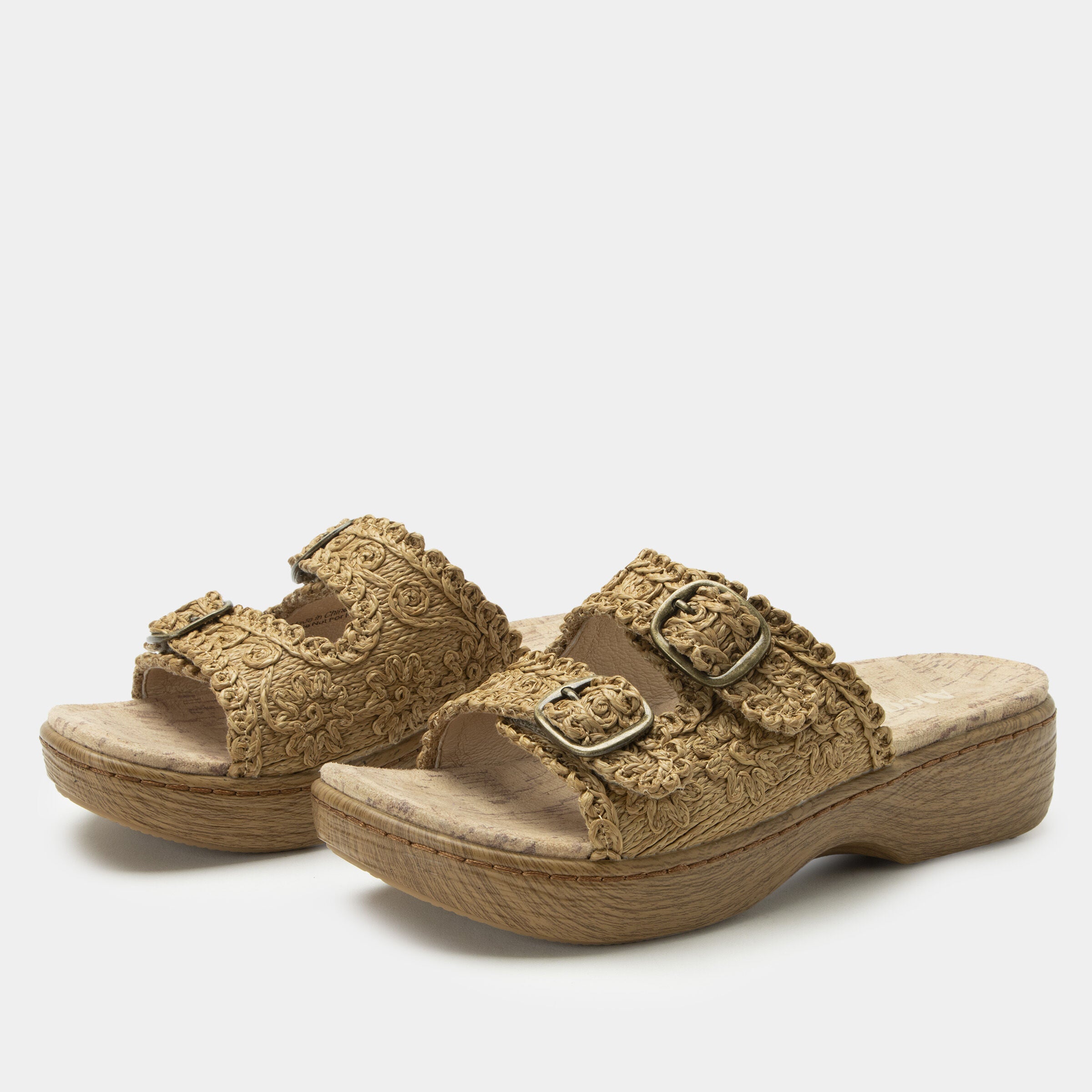 Oona Slide Sandal, BROWN, hi-res image number 0
