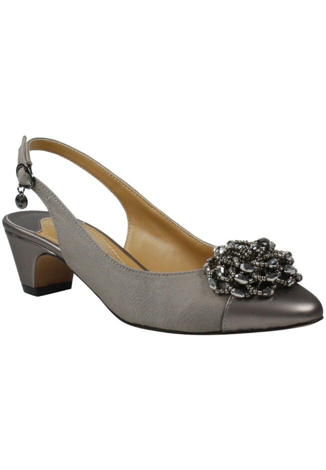 Melucy Pumps And Slings , PEWTER GROSGRAIN, hi-res image number 0