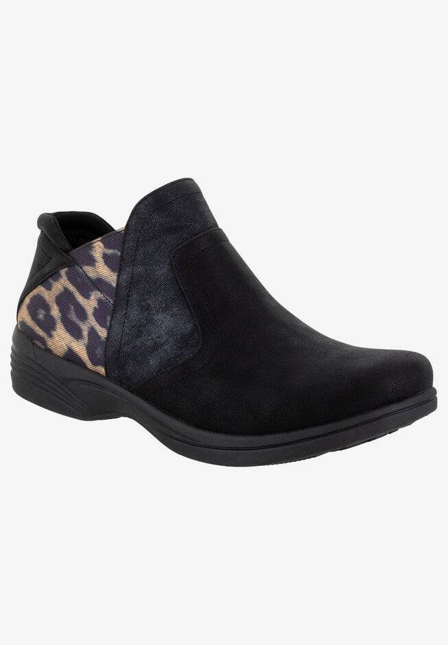 Thankful Bootie , BLACK METALLIC LEOPARD, hi-res image number null