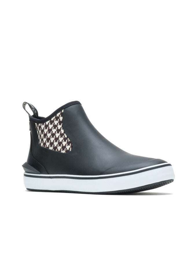 Rain Sneakers Booties, BLACK HOUNDSTOOTH, hi-res image number null