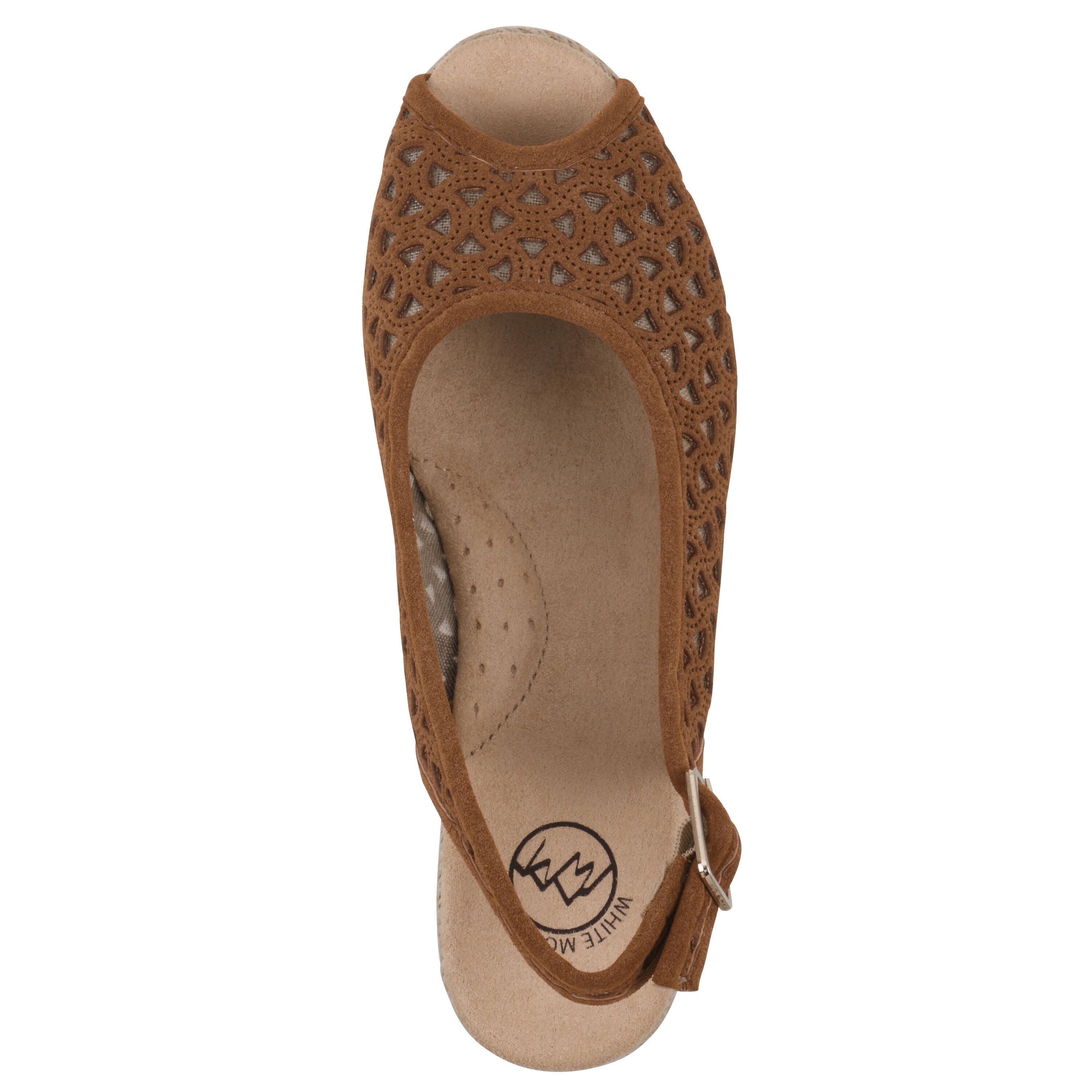 Maize II Espadrille Wedge Sandal, CHESTNUT SMOOTH, alternate image number 4