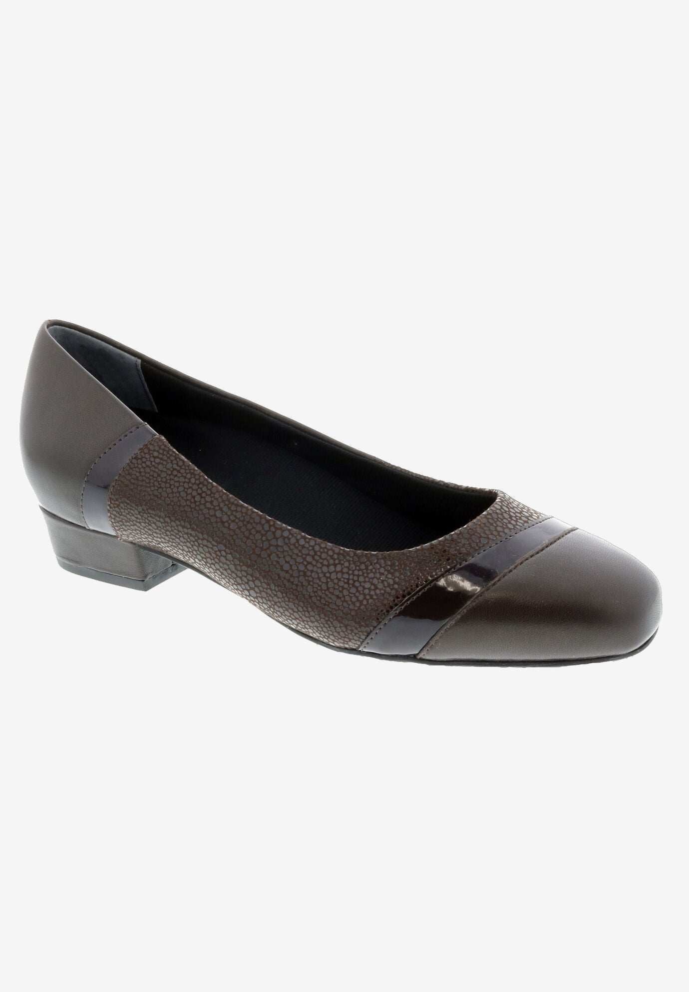 Tango Kitten Heel Pump, BROWN LIZARD PRINT, hi-res image number 0