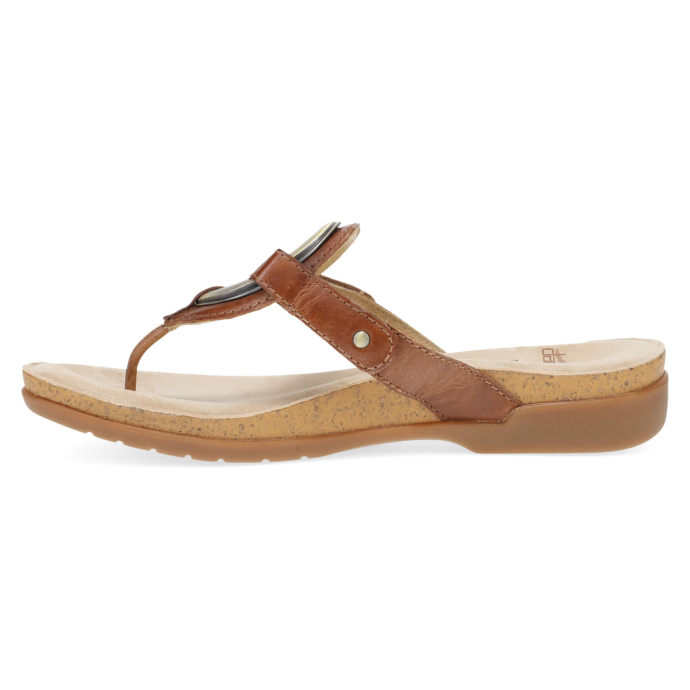 Rosalia Leather Sandal, TOFFEE, alternate image number 6