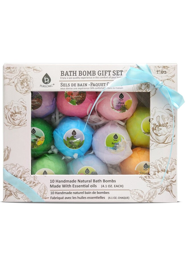 Bath Bombs Gift Set 10 Count, O, hi-res image number 0