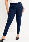 June Fit Skinny Jeans, DARK BLUE, hi-res image number null