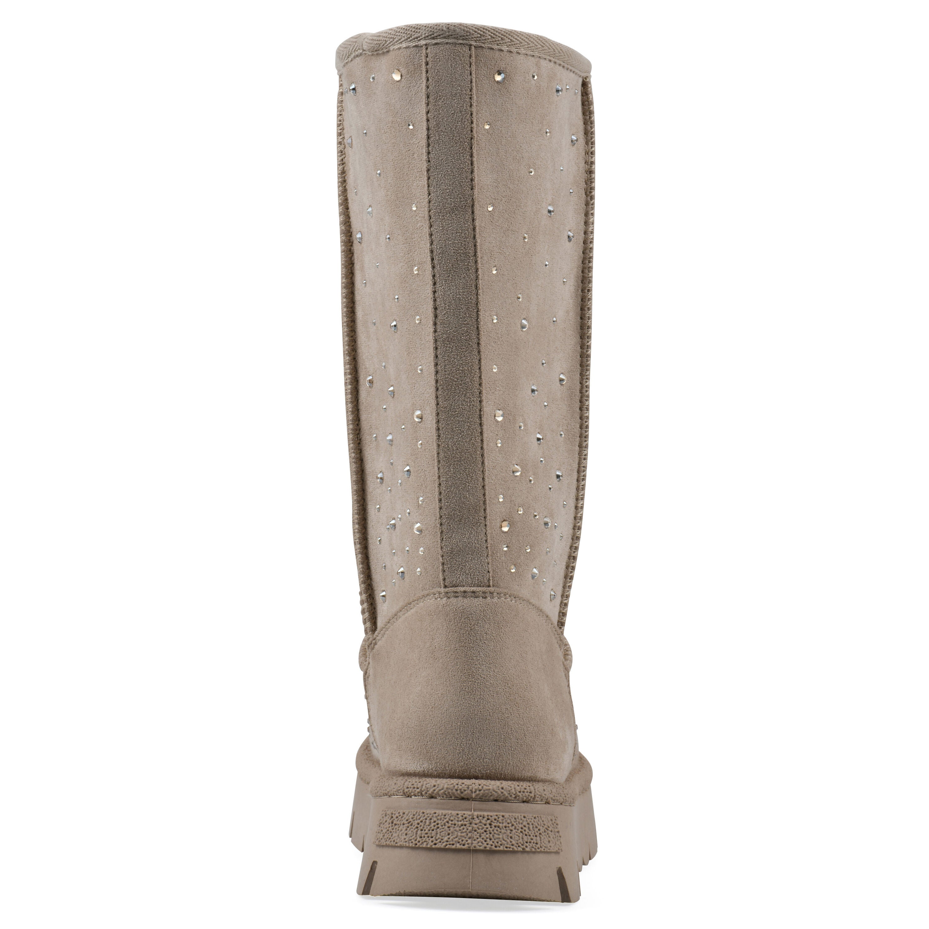 Tripp Faux Fur Tall Shaft Boot, DARK BEIGE, on-hover image number 1