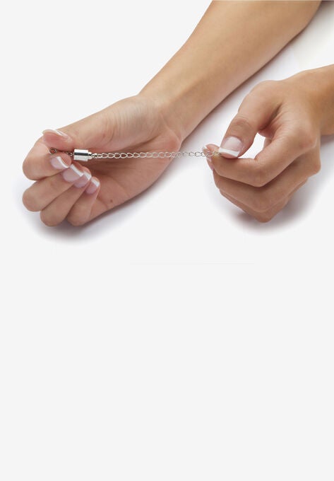 Silver Tone Chain Necklace Extender (8mm), 5.5", , alternate image number null