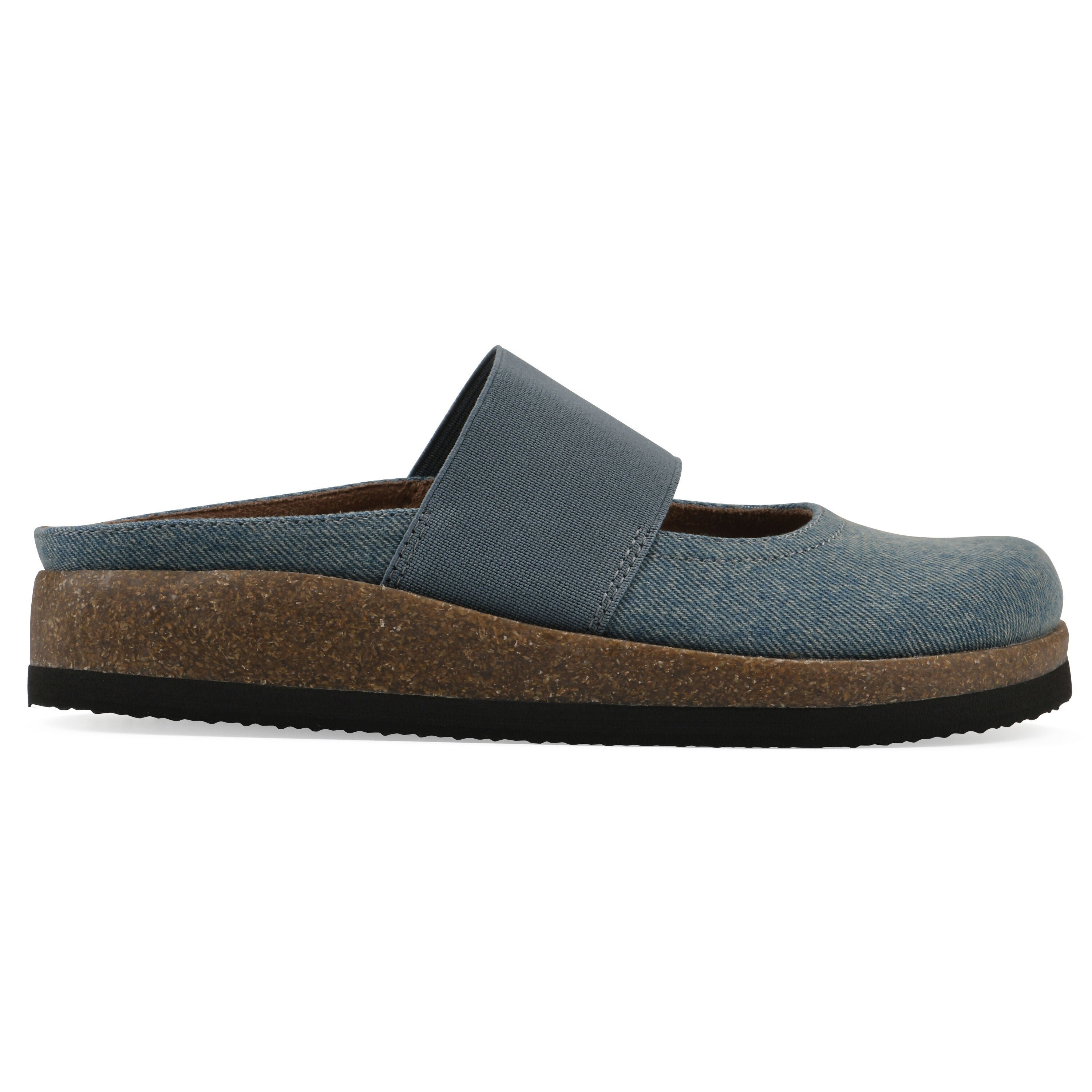 Bassi Mary Jane Footbeds Clog, VINTAGE BLUE FABRIC, alternate image number 2