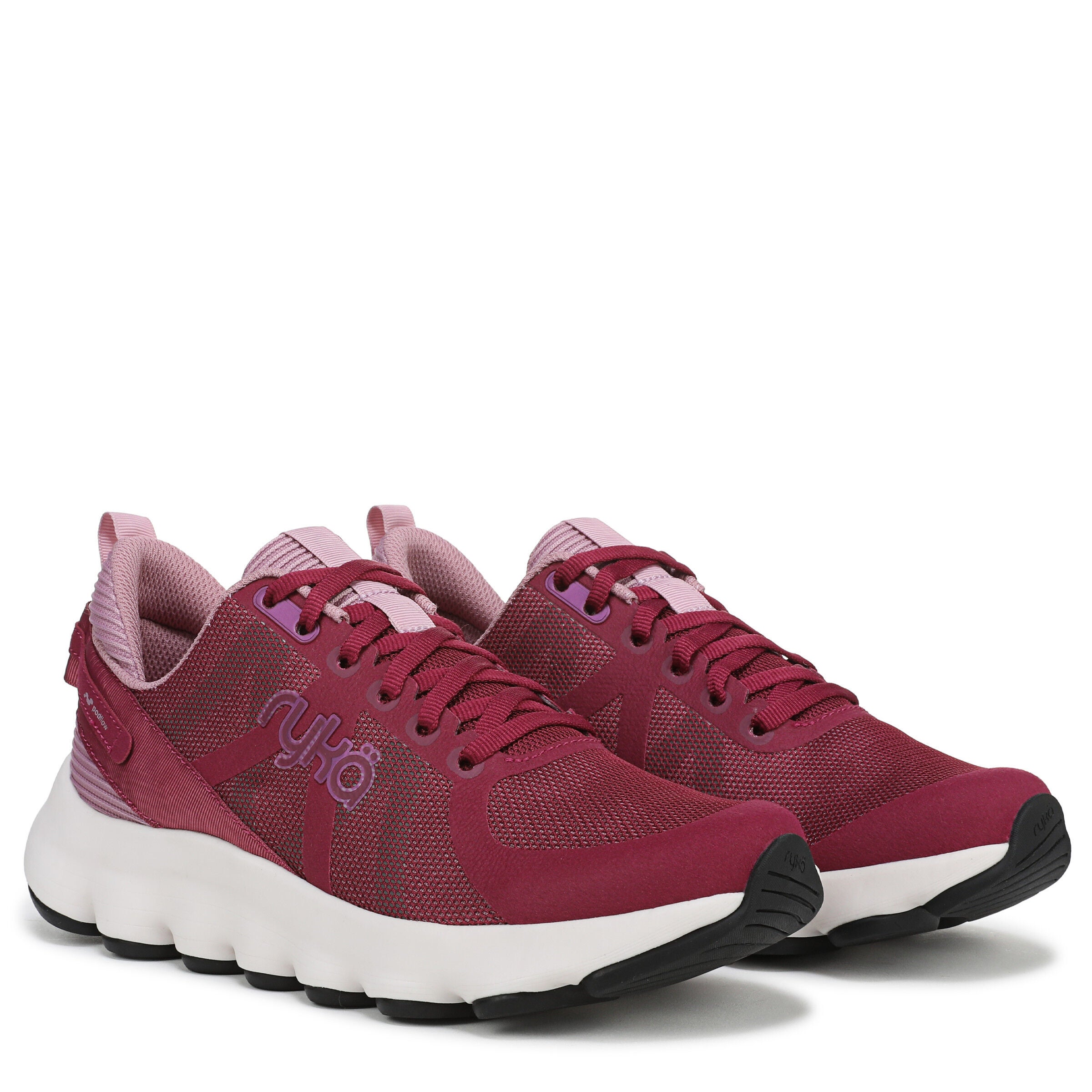 Podflow Walking Sneaker, BERRY RED, alternate image number 2