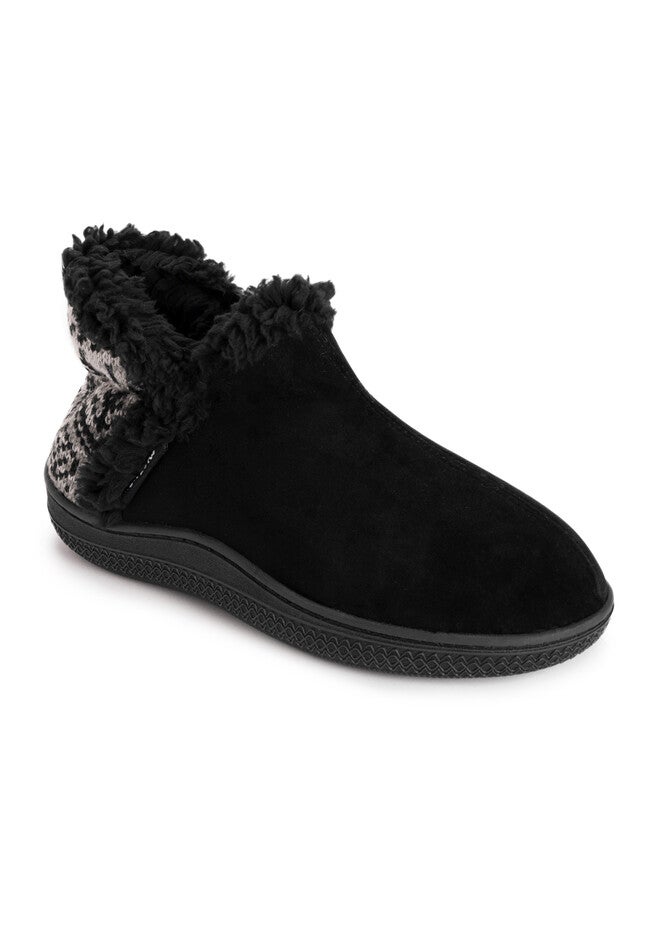 Faux Suede Mini Slipper, BLACK, hi-res image number null