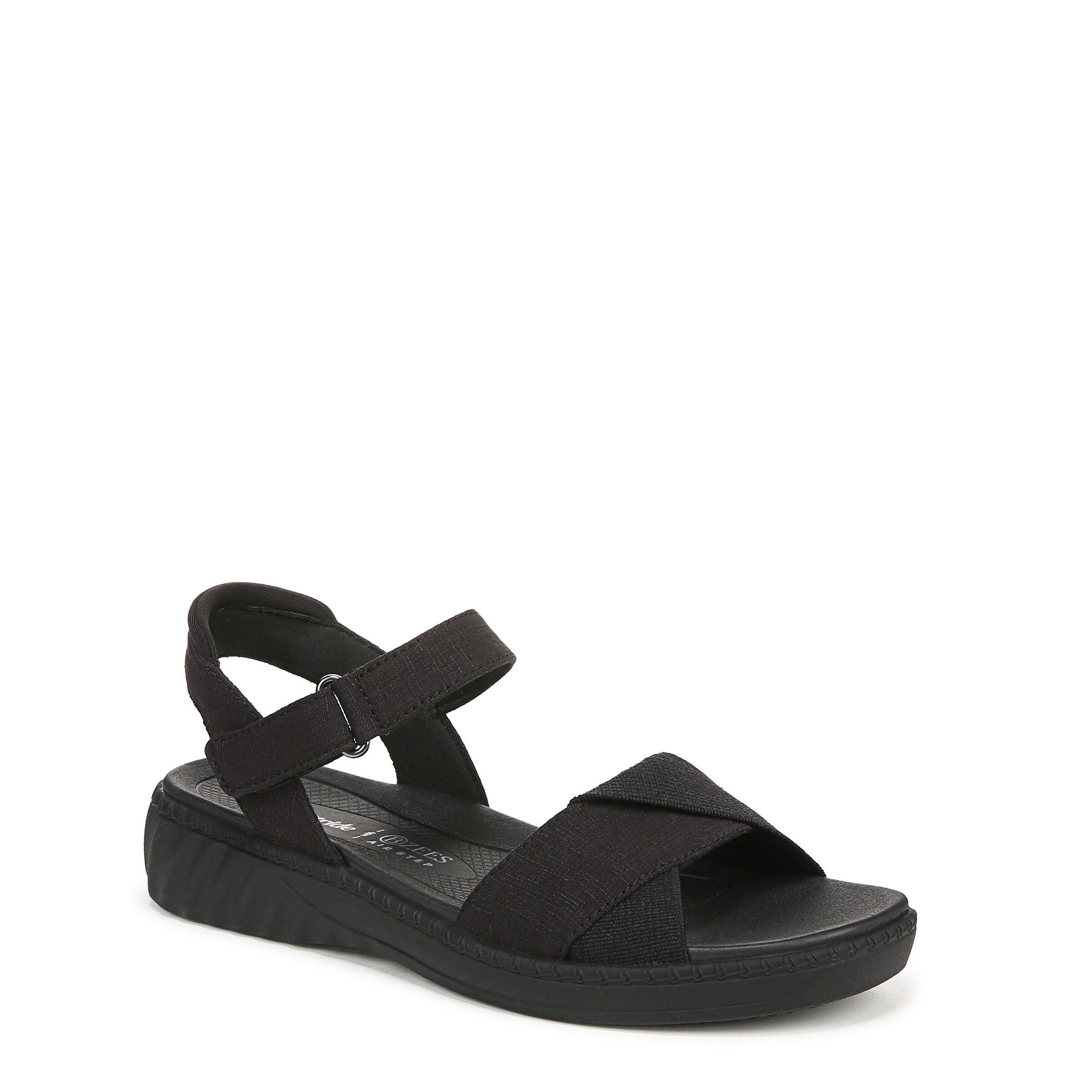 Lane Strappy Sandal, BLACK STRETCH, hi-res image number 0