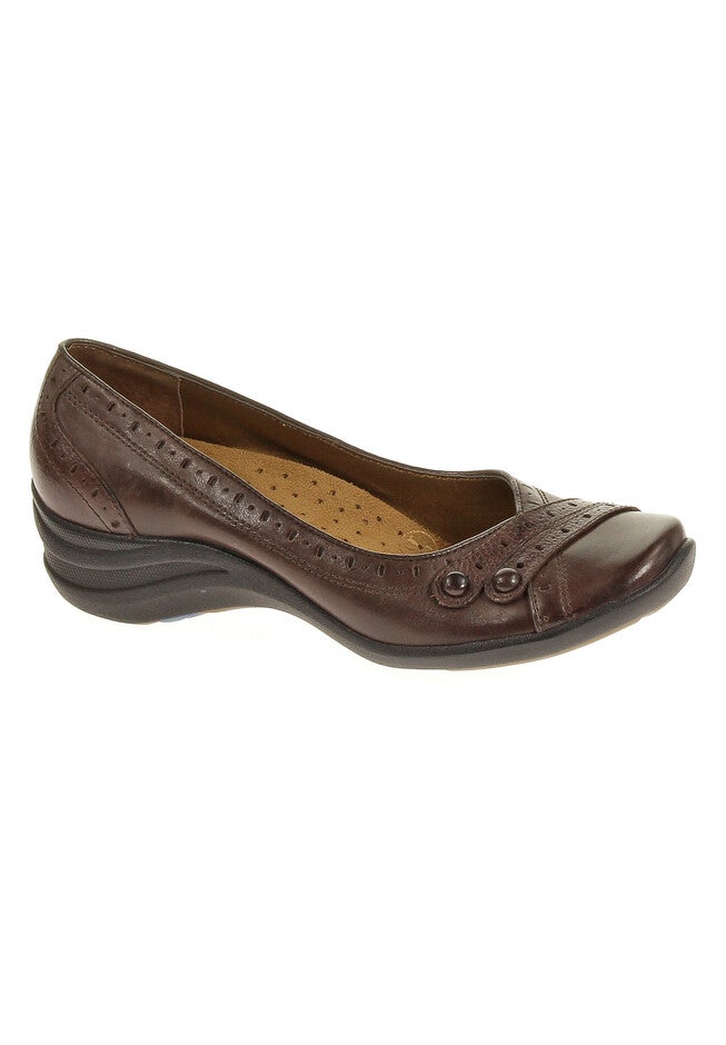 Burlesque Slip-on by Hush Puppies, DARK BROWN LEATHER, hi-res image number 0
