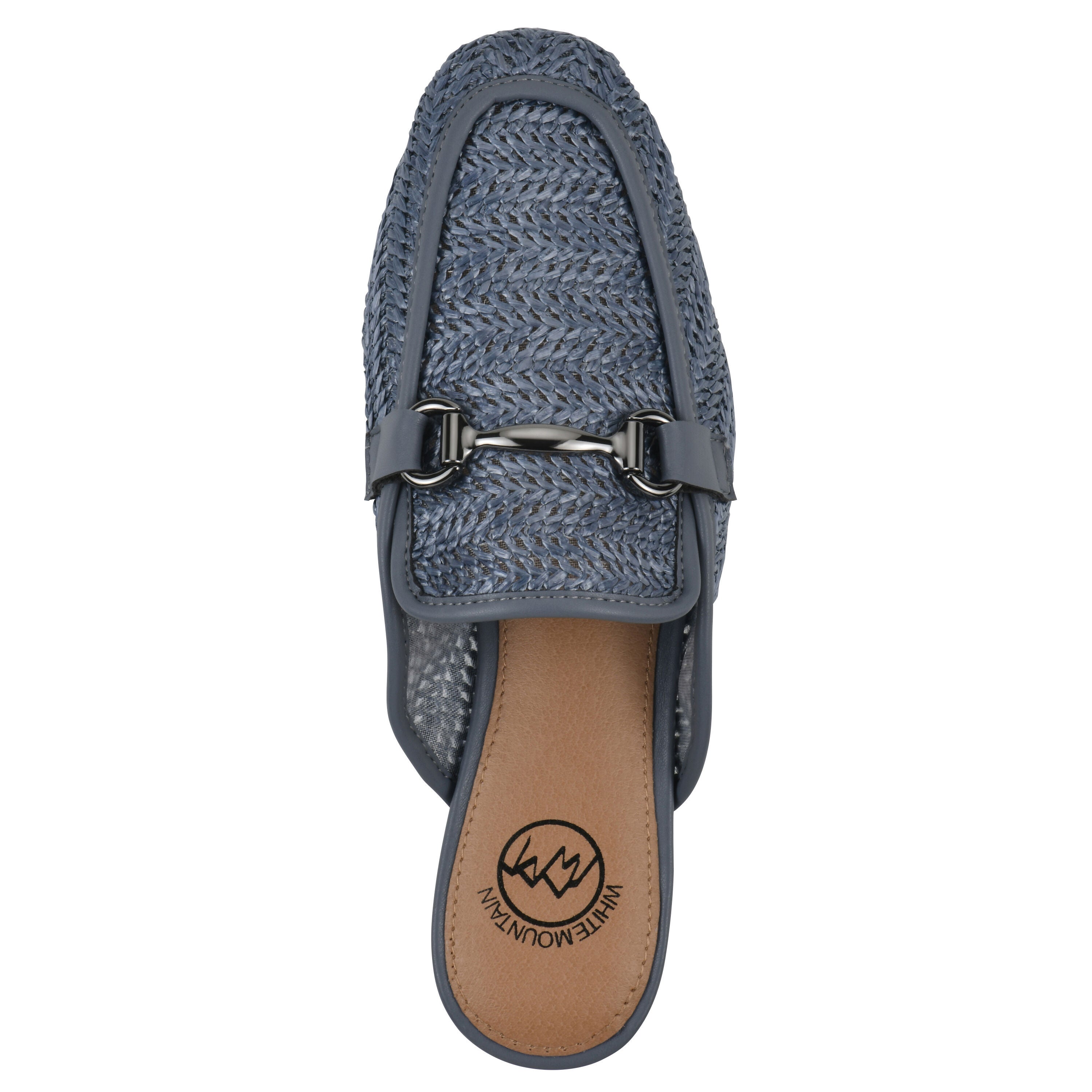 Bobbin Slip On Mule, BLUE SMOOTH, alternate image number 4