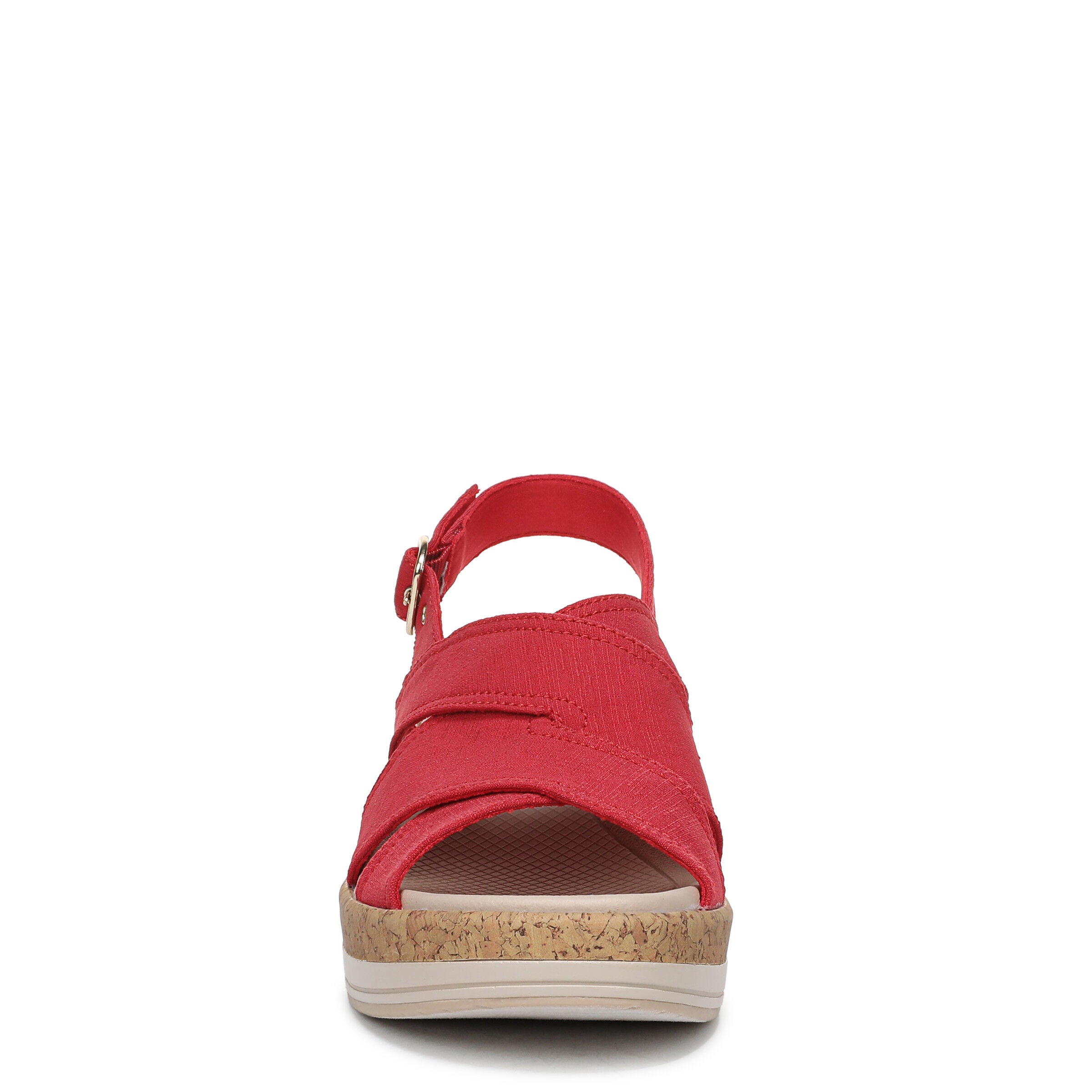 Rye Slingback Wedge Sandal, FIRE RED, alternate image number 4