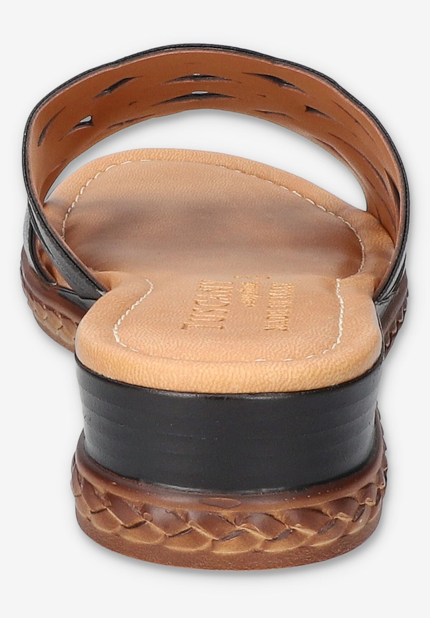 Edda Wedge Sandal, BLACK, alternate image number 3