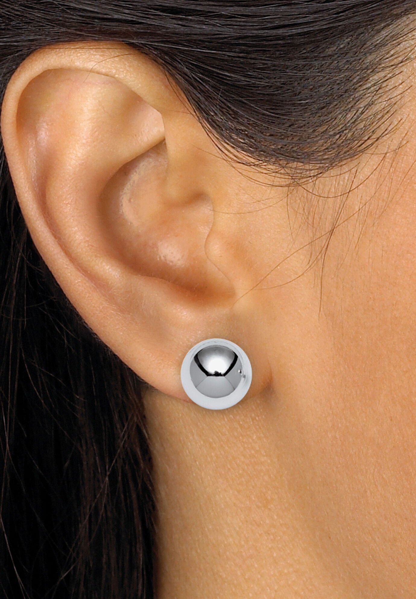 Simulated Pearl Silvertone Endless Necklace And Earrings Set, 70 Inches, , alternate image number 10