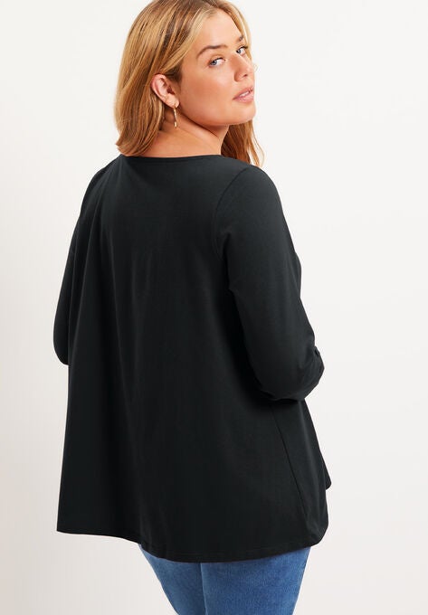 Long-Sleeve Swing One + Only Tee, , on-hover image number null