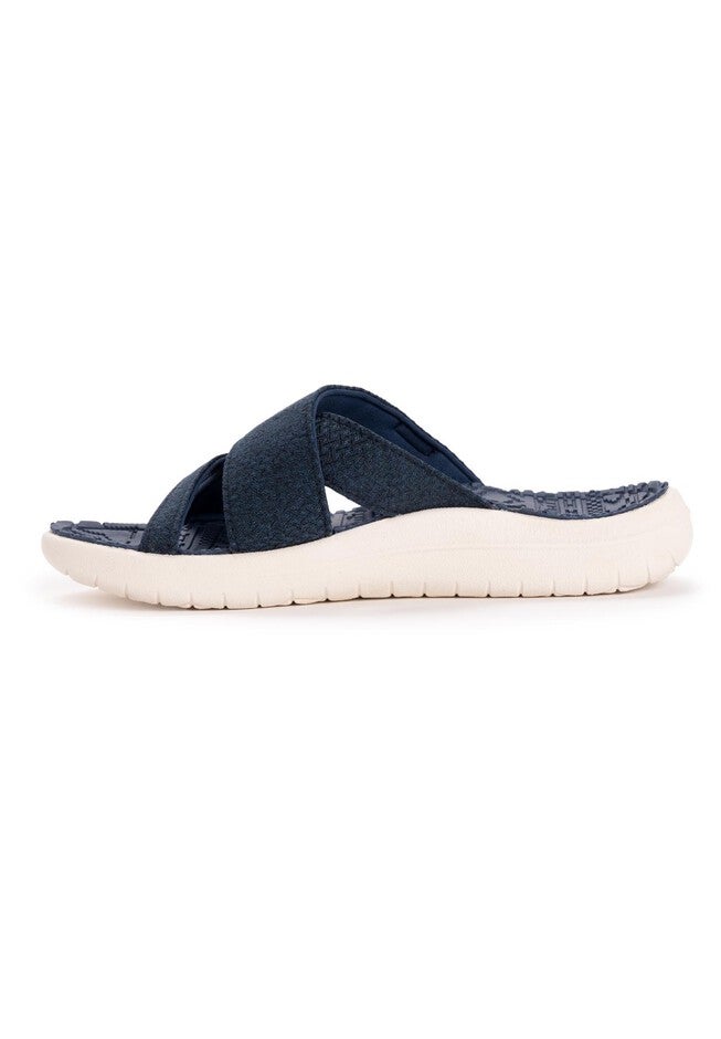 Women'S Sassy Cross-Over Slide Sandal, , alternate image number null