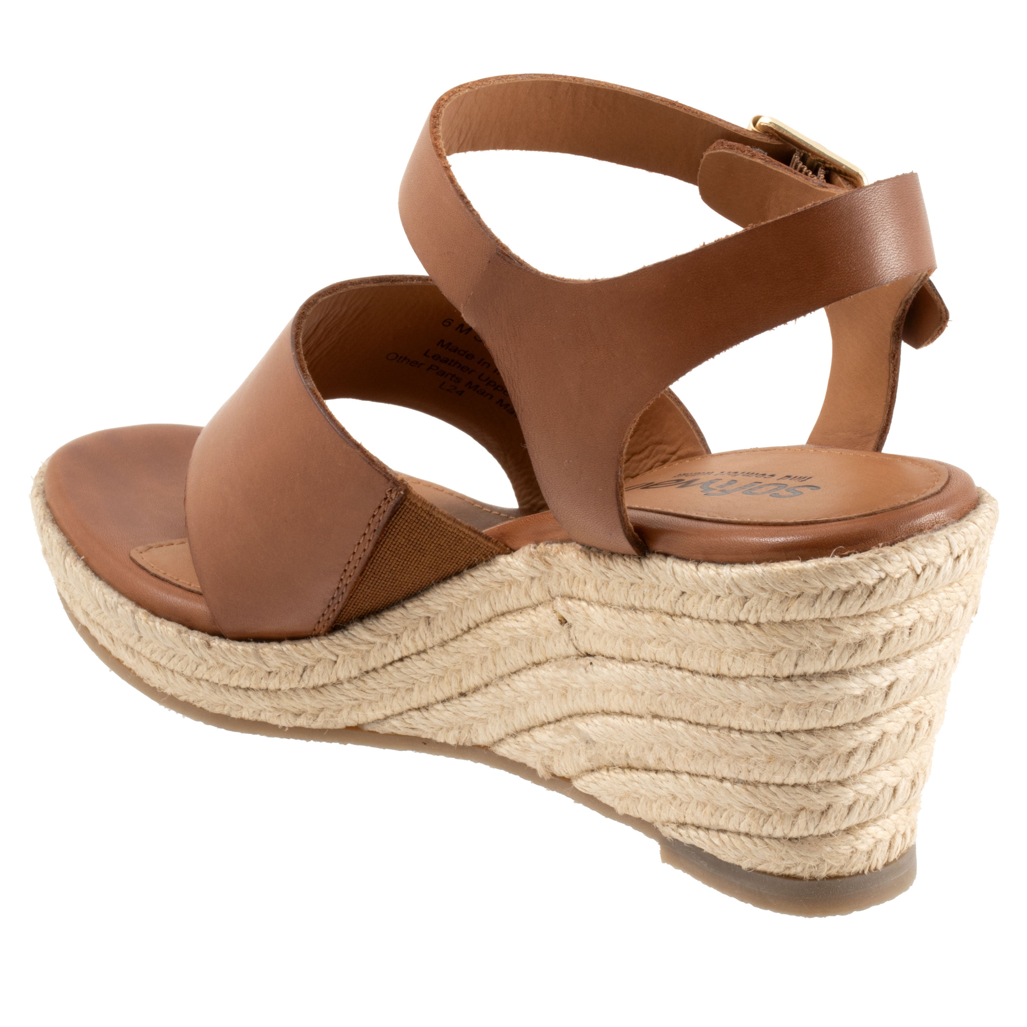 Hilo Wedge Sandal, LUGGAGE, on-hover image number 1