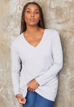 Long-Sleeve V-Neck One + Only Tunic