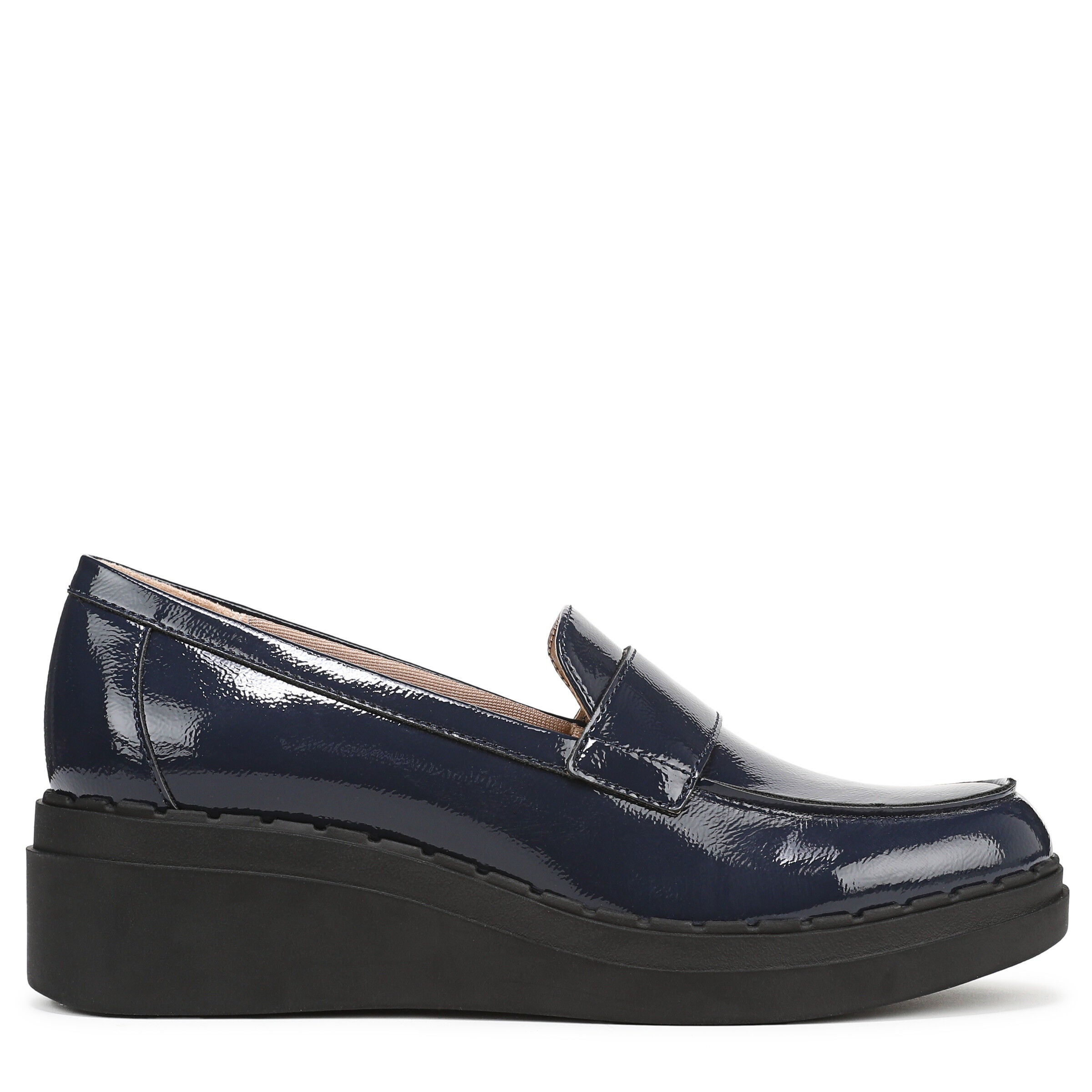 Dolce Wedge Loafer, LUX NAVY, alternate image number 3